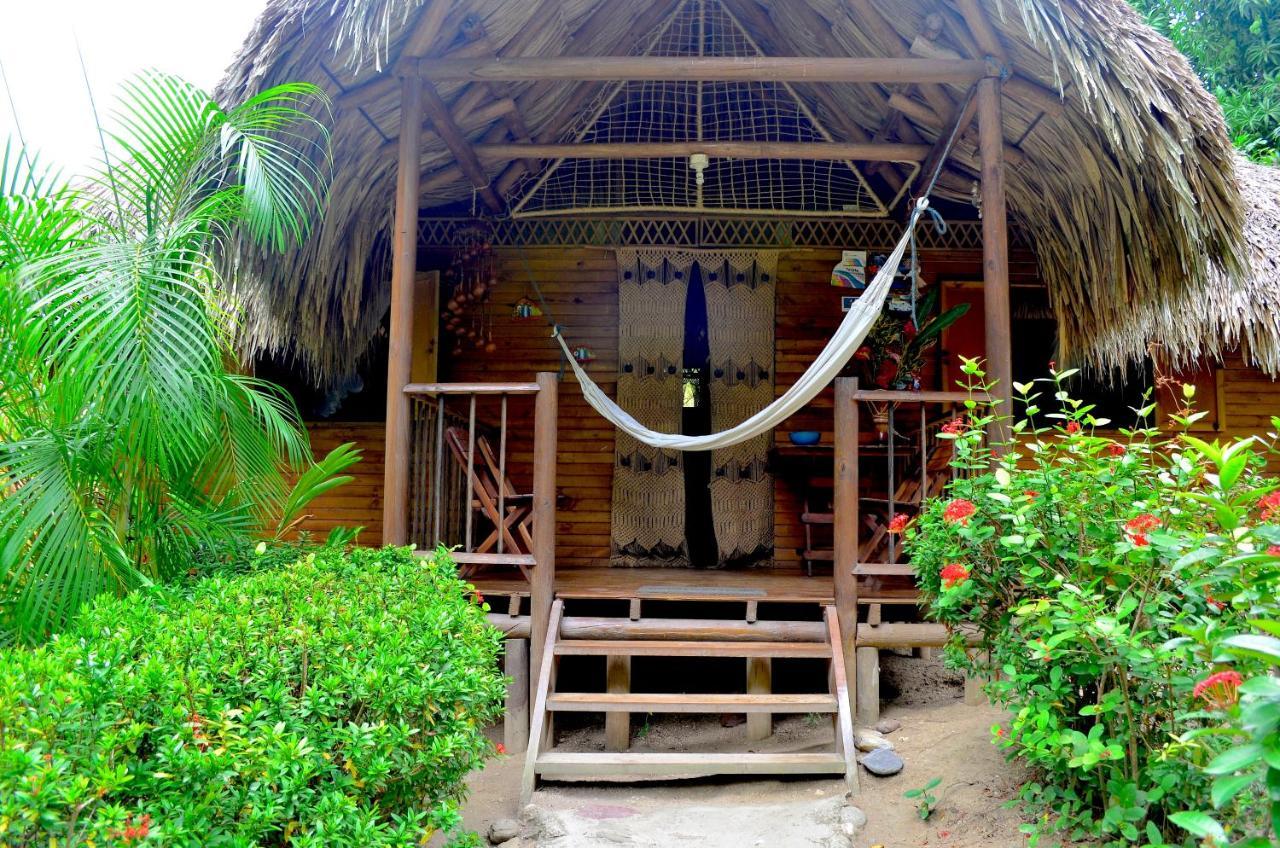 Cabana Wiwa Tayrona 洛斯纳兰霍斯 外观 照片