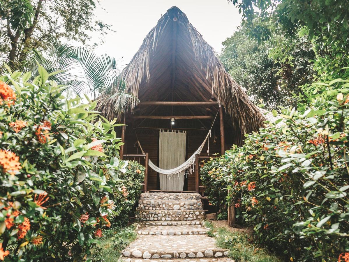 Cabana Wiwa Tayrona 洛斯纳兰霍斯 外观 照片